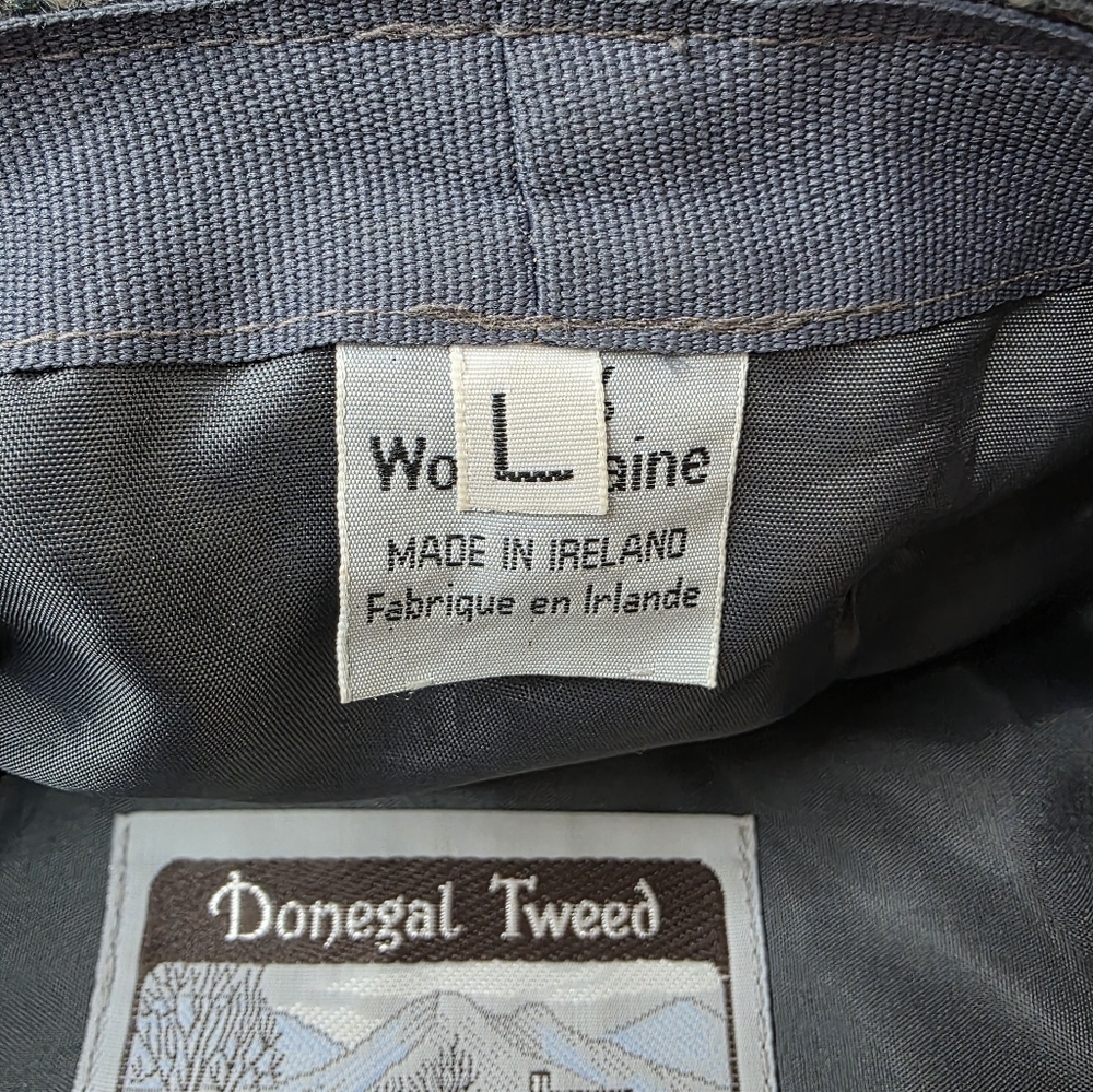 JONATHAN RICHARD Donagel Tweed Woven Cap Large. Vintage - Picture 8 of 12